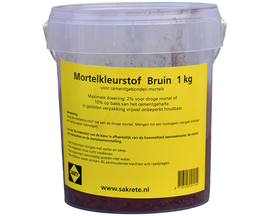 Sakrete Mortelkleurstof Bruin (1 kg)
